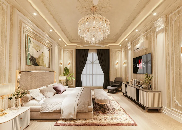 Serene Retreat: A Master Bedroom Transformation